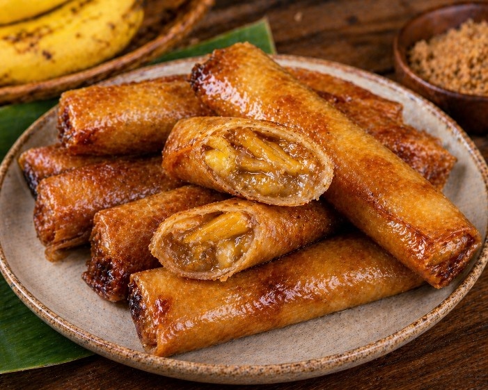 Turon with Jackfruit / Banana Fritter