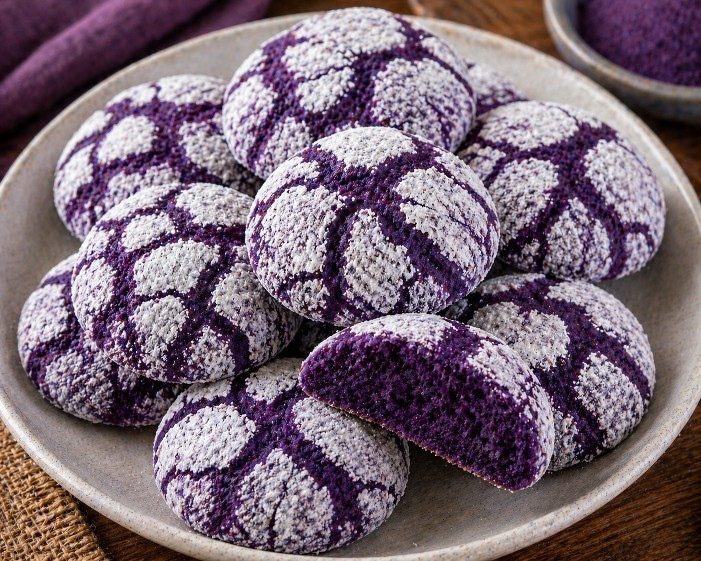 Ube Crinkles / Taro Crinkles