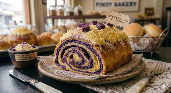 Ube Ensaymada Roll